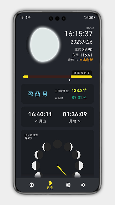日升月落