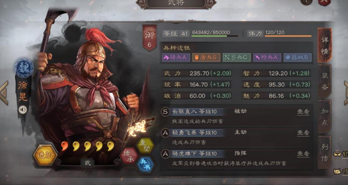 三国志战略版徐晃怎么玩