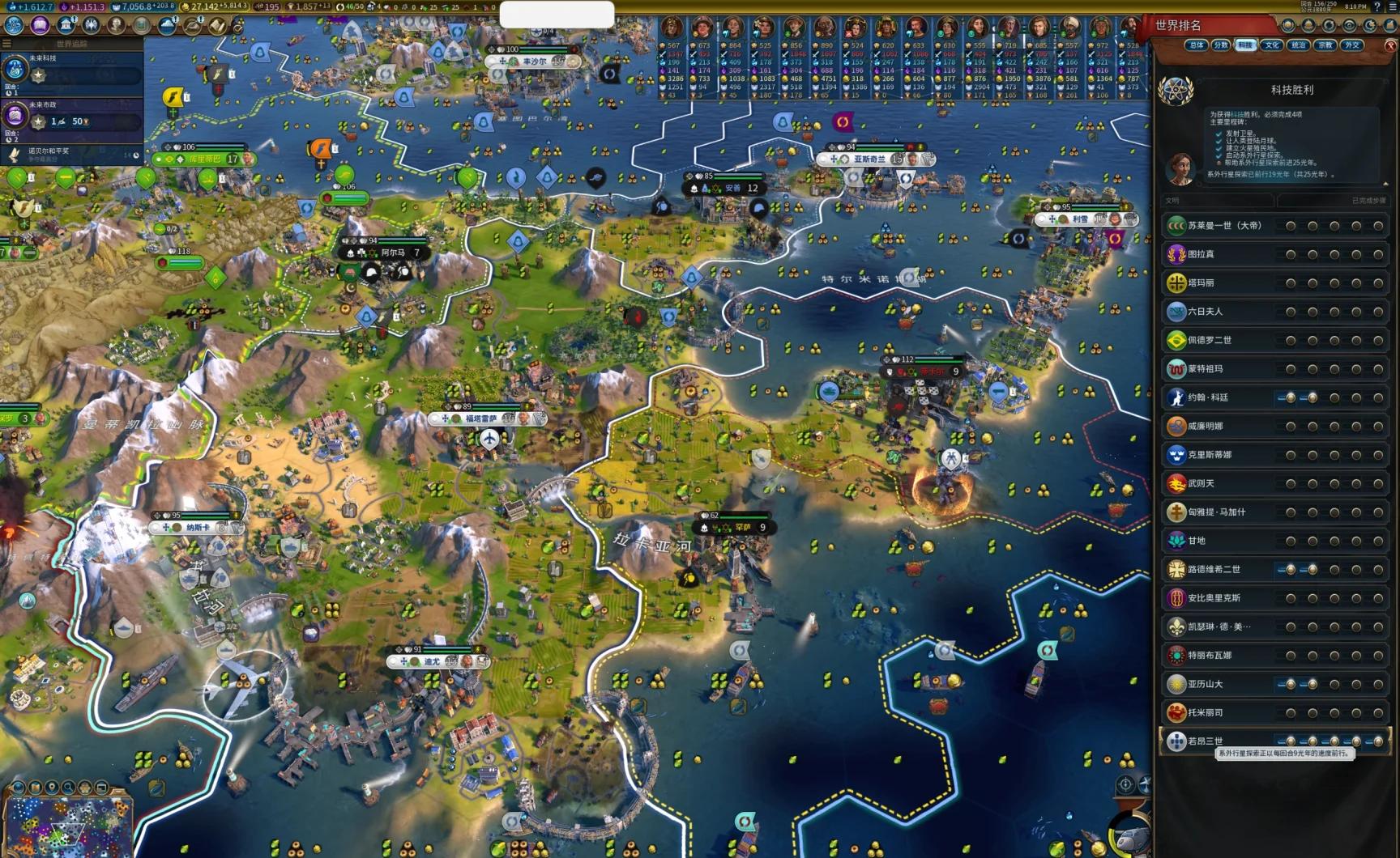 文明6怎么走科技胜利