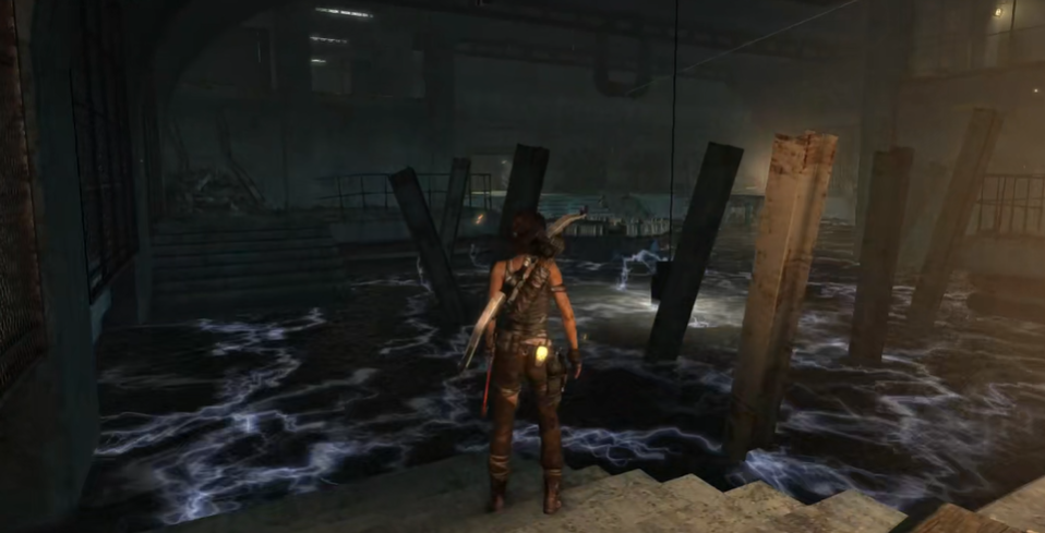 古墓丽影水里有电怎么过去