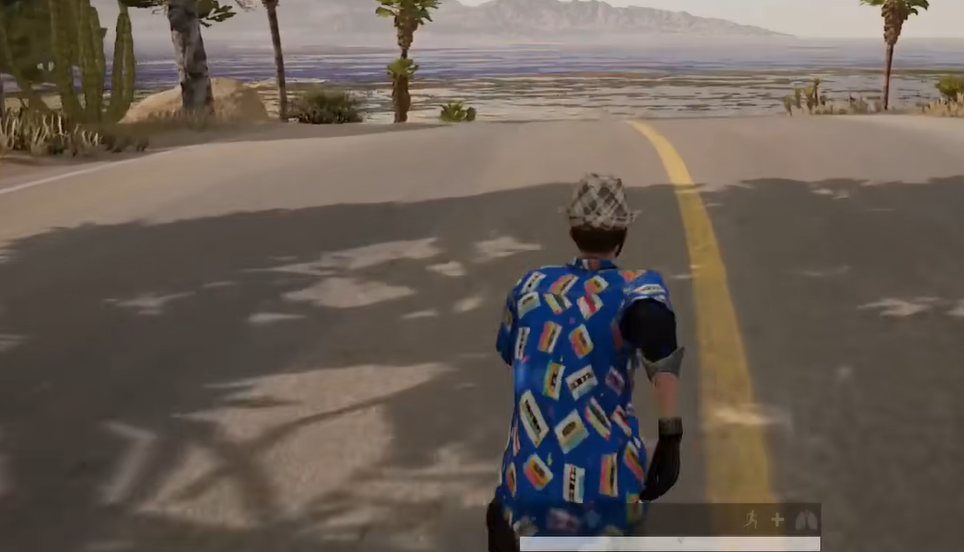 绝地求生自动跑步怎么跑