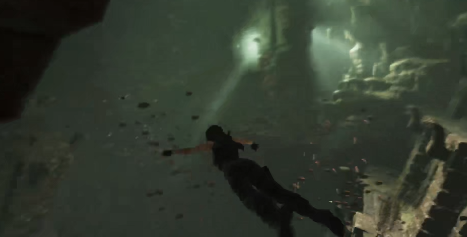 古墓丽影怎么躲过食人鱼