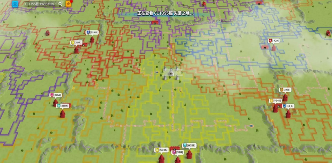 万国觉醒如何划分自己的地盘