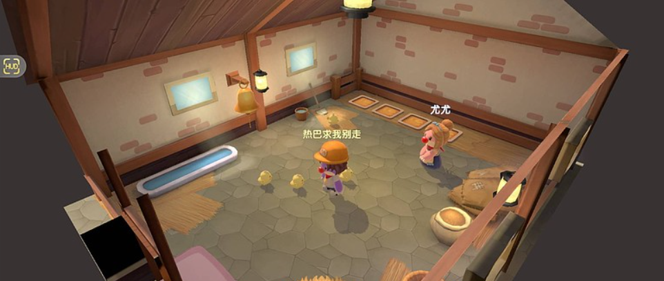 摩尔庄园小鸡怎么上外面