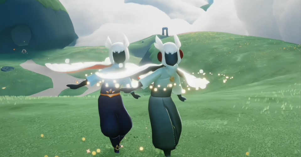 光遇怎么转圈圈悬空