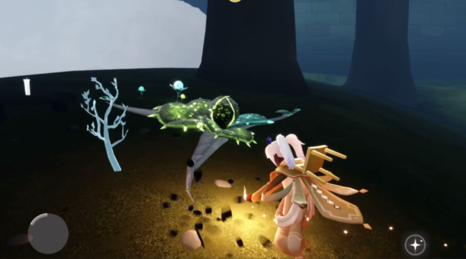 光遇如何往地上烧花