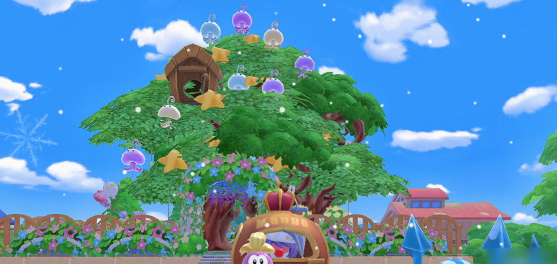 摩尔庄园的树可以怎么装饰