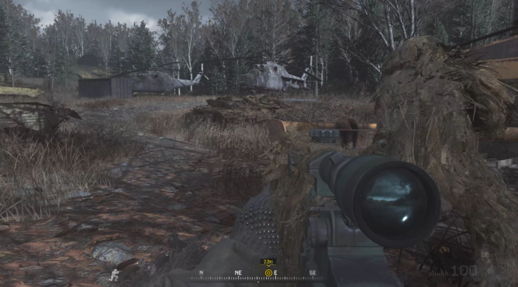 使命召唤4双狙怎么打