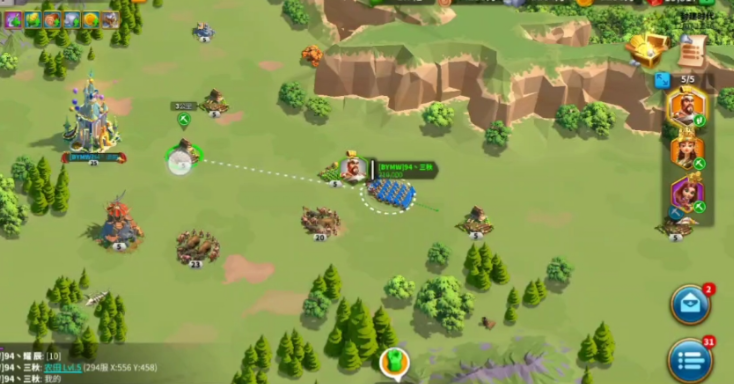 万国觉醒中部队如何短暂飞行