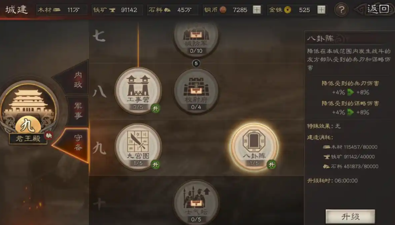 三国志战略版八卦阵用什么用