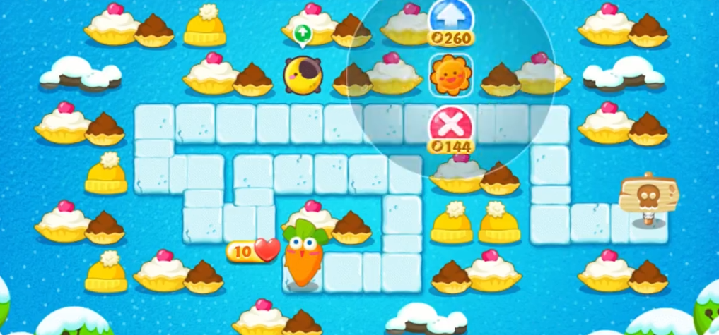 保卫萝卜2第96关月亮塔在哪里