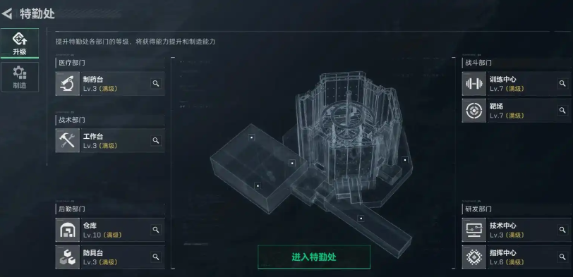 三角洲行动中哪些需要升级