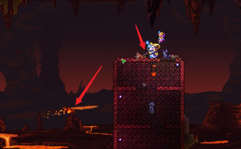 泰拉瑞亚地狱蝴蝶怎么抓