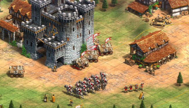 帝国时代2怎么打条顿武士兵